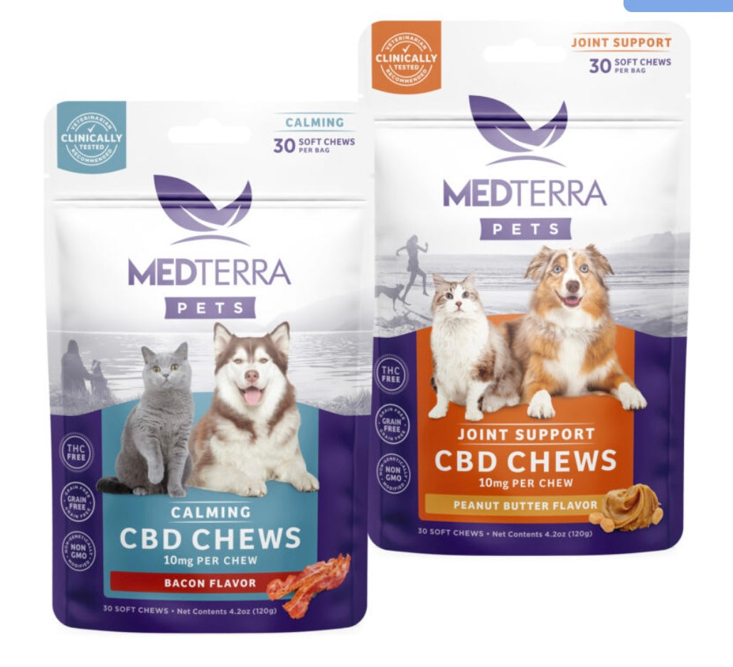 MEDTERRA - Pets - CBD Chews - Joint Support 10mg CBD