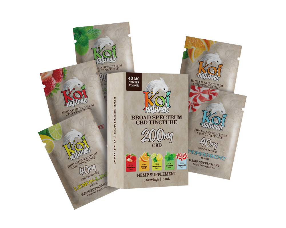 Koi 200mg (40mg per pack) Sampler