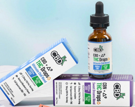 CBD + Delta 9 Drops -Ultimate Chill Blend