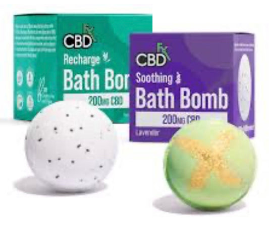 CBDFx Bath Bomb - Recharge - 200mg CBD