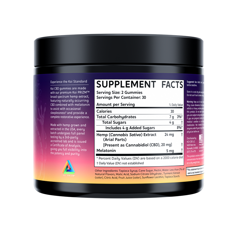 Koi CBD Cherry Limeade flavored (night)